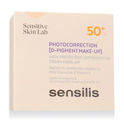 Sensilis Photocorrection [D-Pigment Make-Up] SPF50+ Puder 10 g Odtenek 01 Natural Rose