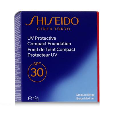 Shiseido UV Protective Compact Foundation SPF30 Puder za ženske 12 g Odtenek Medium Beige
