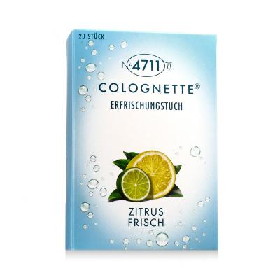 4711 Colognette Refreshing Lemon Tissues Čistilni robčki 20 kos