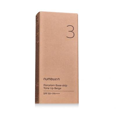 Numbuzin 3 Porcelain Base-Skip Tone Up Beige SPF50+ Podlaga za ličila 50 ml