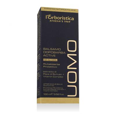 L&#039;Erboristica Uomo Active After Shave Balm Balzam po britju za moške 100 ml