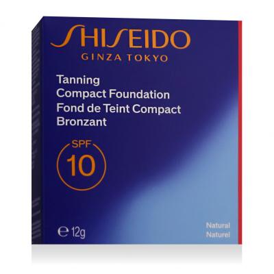 Shiseido Sun Protection Tanning Compact Foundation SPF10 Puder za ženske 12 g Odtenek Natural