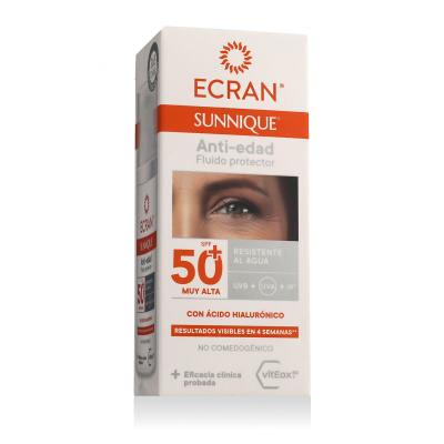Ecran Sunnique Anti-Aging Protective Fluid SPF50+ Zaščita pred soncem za obraz 50 ml