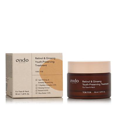 Ondo Beauty 36.5 TOK-TOK Retinol &amp; Ginseng Youth-Preserving Treatment Dnevna krema za obraz 50 ml