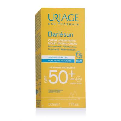 Uriage Bariésun Moisturizing Cream Unscented SPF50+ Zaščita pred soncem za obraz 50 ml