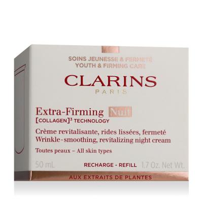 Clarins Extra-Firming Nuit Wrinkle Smoothing Revitalizing Night Cream Nočna krema za obraz za ženske polnilo 50 ml
