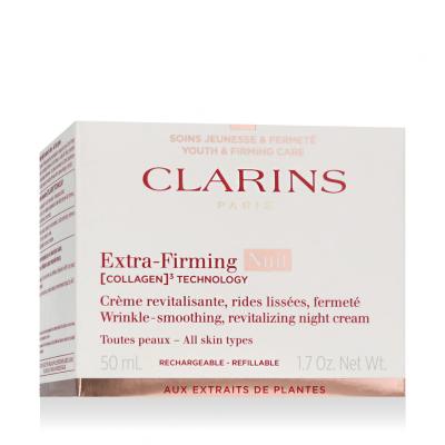 Clarins Extra-Firming Nuit Wrinkle Smoothing Revitalizing Night Cream Nočna krema za obraz za ženske za ponovno polnjenje 50 ml