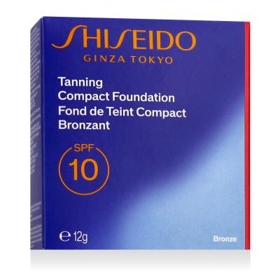 Shiseido Sun Protection Tanning Compact Foundation SPF10 Puder za ženske 12 g Odtenek Bronze