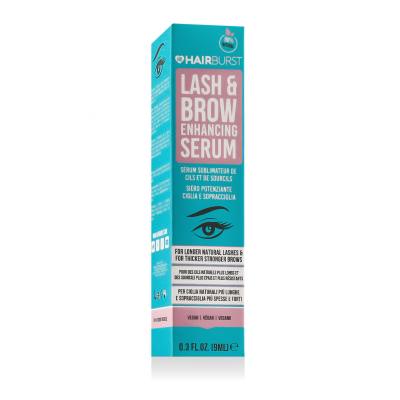 HairBurst Lash &amp; Brow Enhancing Serum Nega za obrvi in trepalnice 9 ml