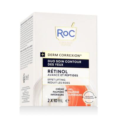 RoC Derm Correxion Dual Eye Cream Krema za okoli oči za ženske 2x10 ml