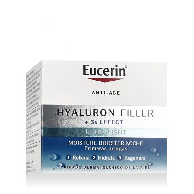 Eucerin Hyaluron-Filler + 3x Effect Moisture Booster Night Nočna krema za obraz za ženske 50 ml
