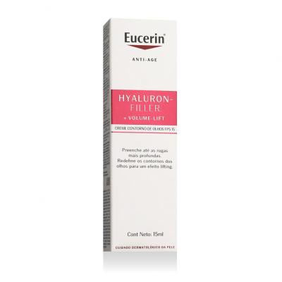 Eucerin Hyaluron-Filler + Volume-Lift Eye SPF15 Krema za okoli oči za ženske 15 ml