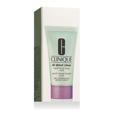 Clinique All About Clean Liquid Facial Soap Mild Čistilno milo za ženske 30 ml