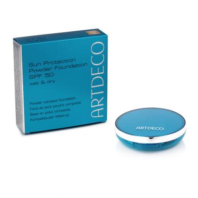 Artdeco Sun Protection Powder Foundation SPF50 Puder za ženske 9,5 g Odtenek Neutral 20 Cool Beige