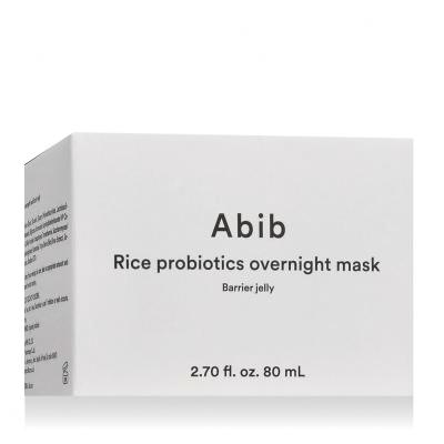 Abib Rice Probiotics Overnight Mask Barrier Jelly Maska za obraz 80 ml