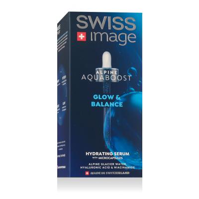 Swiss Image Alpine Aquaboost Glow &amp; Balance Hydrating Serum Serum za obraz 30 ml