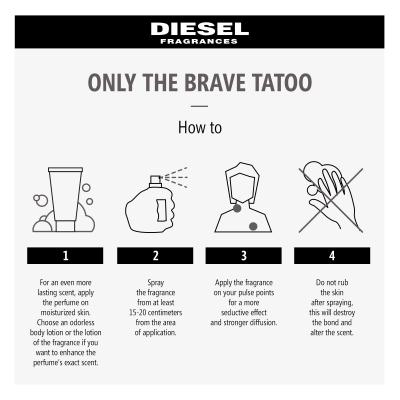 Diesel Only The Brave Tattoo Toaletna voda za moške 50 ml