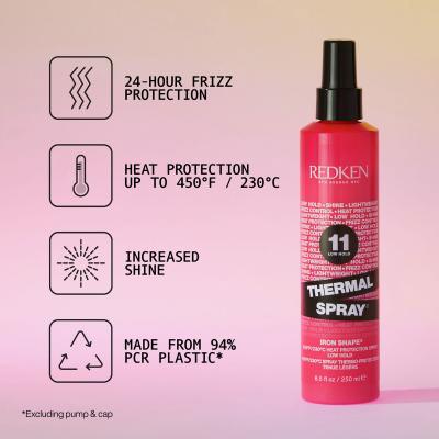 Redken Iron Shape Thermal Spray Za toplotno obdelavo las za ženske 250 ml