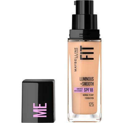 Maybelline Fit Me! SPF18 Puder za ženske 30 ml Odtenek 125 Nude Beige