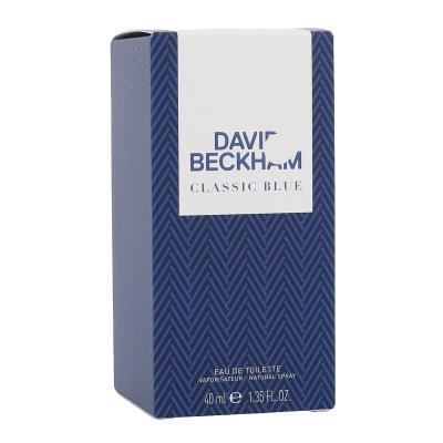 David Beckham Classic Blue Toaletna voda za moške 40 ml
