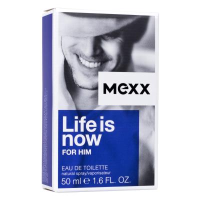 Mexx Life Is Now For Him Toaletna voda za moške 50 ml
