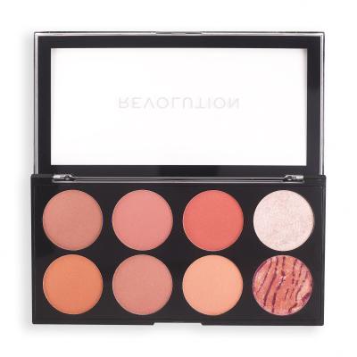 Makeup Revolution London Blush Palette Rdečilo za obraz za ženske 12,8 g Odtenek Hot Spice