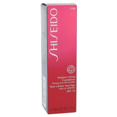 Shiseido Radiant Lifting Foundation SPF15 Puder za ženske 30 ml Odtenek O00 Very Light Ochre