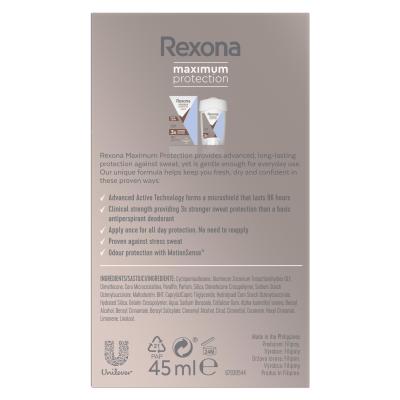 Rexona Maximum Protection Clean Scent Antiperspirant za ženske 45 ml