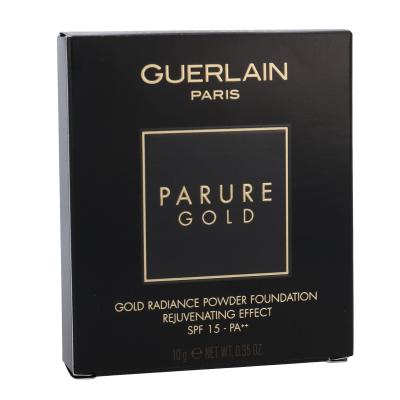 Guerlain Parure Gold SPF15 Puder za ženske polnilo 10 g Odtenek 05 Dark Beige
