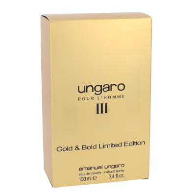 Emanuel Ungaro Ungaro Pour L´Homme III Gold &amp; Bold Limited Edition Toaletna voda za moške 100 ml