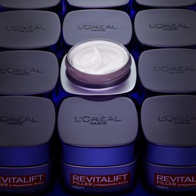 L&#039;Oréal Paris Revitalift Filler HA Nočna krema za obraz za ženske 50 ml