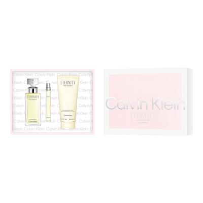 Calvin Klein Eternity Darilni set parfumska voda 100 ml + losjon za telo 200 ml + parfumska voda 10 ml
