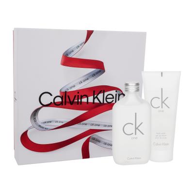 Calvin Klein CK One Darilni set toaletna voda 100 ml + gel za prhanje 100 ml