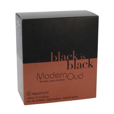Nuparfums Black is Black Modern Oud Toaletna voda za moške 100 ml