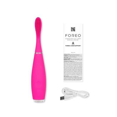 Foreo ISSA™ Mini 2 Sensitive Silicone Sonic Sonična zobna ščetka 1 kos Odtenek Wild Strawberry