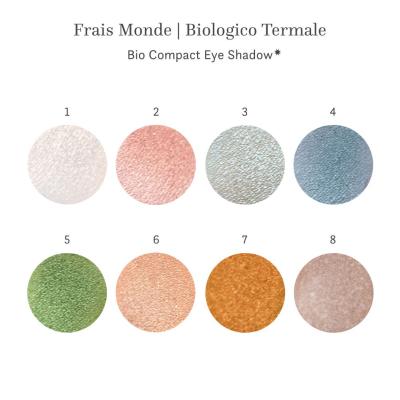 Frais Monde Make Up Biologico Termale Compact Eye Shadow Senčilo za oči za ženske 3 g Odtenek 01