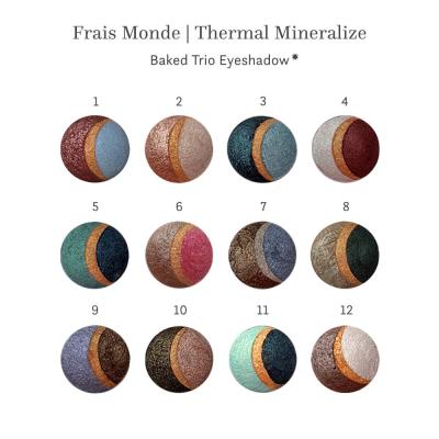 Frais Monde Thermal Mineralize Trio Senčilo za oči za ženske 2,2 g Odtenek 1