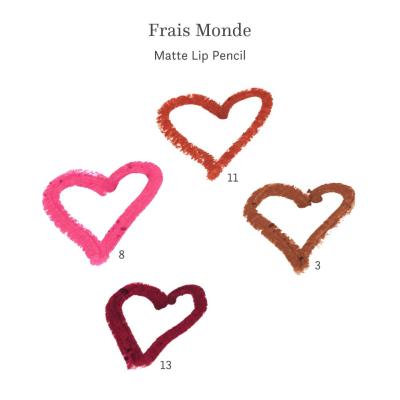 Frais Monde Lip Pencil Matte Črtalo za ustnice za ženske 1,4 g Odtenek 13