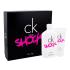Calvin Klein CK One Shock For Her Darilni set toaletna voda 200 ml + gel za prhanje 100 ml