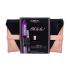 L'Oréal Paris False Lash X-Fiber Darilni set maskara STEP 1 7,1 ml STEP 2 6,9 ml + črtalo za oči Le Khol 1 g 101 Midnight Black + kozmetična torbica