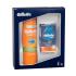 Gillette Fusion5 Ultra Sensitive + Cooling Darilni set gel za britje 200 ml + balzam po britju Gillete Pro 3v1 SPF15 50