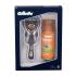 Gillette Fusion Proglide Flexball Darilni set brivnik z eno glavo 1 kos + gel za britje Fusion5 Ultra Sensitive 75 ml