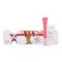 Clarins Beauty Flash Balm Kit Darilni set balzam za obraz 15 ml + sijaj za ustnice 01 Rose Shimmer 12 ml