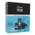 Dove Men + Care Care Makes A Man Stronger Darilni set gel za prhanje 250 ml + antiperspirant 50 ml + rokavice