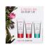 Clarins My Clarins Skin Dream Team Darilni set dnevna krema za obraz Re-Boost Refreshing Hydrating Cream 15 ml + maska za obraz Re-Charge Relaxing Sleep Mask 15 ml + čistilni gel Re-Move Purifying Cleansing Gel 30 ml