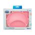 Canpol babies Silicone Suction Plate Pink Posodica za otroke 500 ml