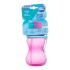 Canpol babies Active Cup Sport Cup With Flip-Top Straw Pink Skodelica za otroke 370 ml