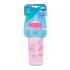 Canpol babies Active Cup Non-Spill Sport Cup Butterfly Pink Skodelica za otroke 350 ml