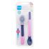 MAM Heat Sensitive Spoons & Cover 6m+ Pink Posodica za otroke Set