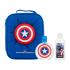 Marvel Captain America Darilni set toaletna voda 100 ml + gel za prhanje 100 ml + kozmetična torbica